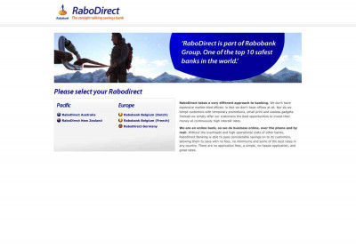 RaboDirect.com - The straight talking savings bank RaboDirect.com - The straight talking savings bank