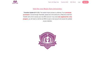 Magic Ears University: Homepage Magic Ears University: Homepage