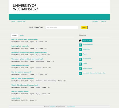 I need help with Blackboard - Hub Live Chat I need help with Blackboard - Hub Live Chat