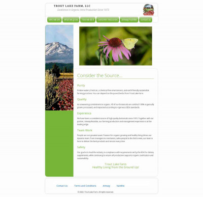 Amway/Nutrilite | Trout Lake Farm, LLC Amway/Nutrilite | Trout Lake Farm, LLC