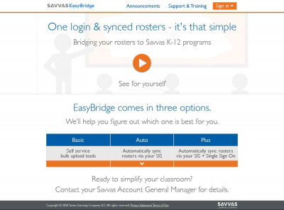 Savvas EasyBridge | Bridging your rosters to Savvas K-12 ... Savvas EasyBridge | Bridging your rosters to Savvas K-12 ...