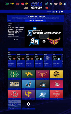Cal State Monterey Bay on the CCAA Network Cal State Monterey Bay on the CCAA Network