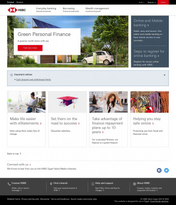 Register For Online Banking | HSBC Egypt Register For Online Banking | HSBC Egypt