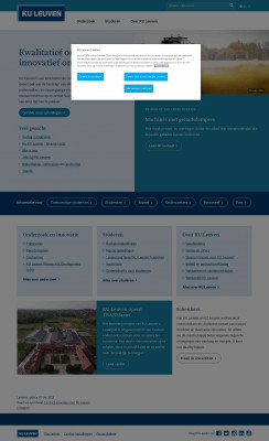 KU Leuven - Kwalitatief onderwijs, innovatief onderzoek KU Leuven - Kwalitatief onderwijs, innovatief onderzoek