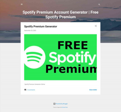 Spotify Premium Account Generator | Free Spotify Premium Spotify Premium Account Generator | Free Spotify Premium