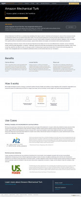 Amazon Mechanical Turk Amazon Mechanical Turk
