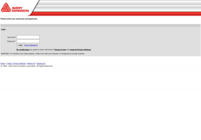 Login - Avery Dennison Login - Avery Dennison