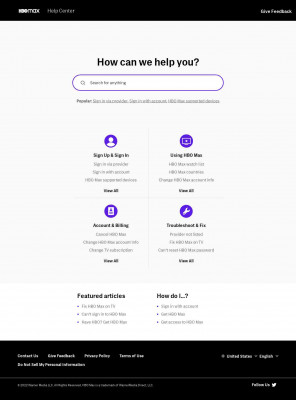 Change your email or password - HBO Max | Help Center Change your email or password - HBO Max | Help Center