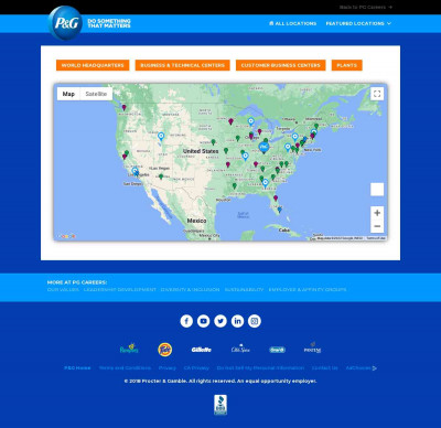 Procter & Gamble - Locations: P&G - US Locations Procter & Gamble - Locations: P&G - US Locations