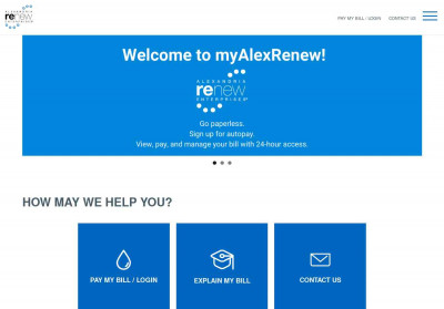 AlexRenew Customer Portal Pay My Bill / Login AlexRenew Customer Portal Pay My Bill / Login