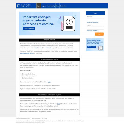 Latitude Gem Visa Online Service Centre Latitude Gem Visa Online Service Centre