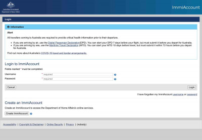 IMMI Account - Department of Immigration and Border Protection IMMI Account - Department of Immigration and Border Protection