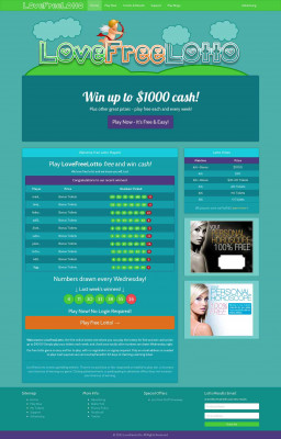 LoveFreeLotto - Free lotto! - Win $250,000 for free every week! LoveFreeLotto - Free lotto! - Win $250,000 for free every week!