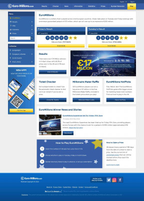 Free Online Lottery - EuroMillions Free Online Lottery - EuroMillions