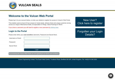 Vulcan Portal - Vulcan Seals Vulcan Portal - Vulcan Seals