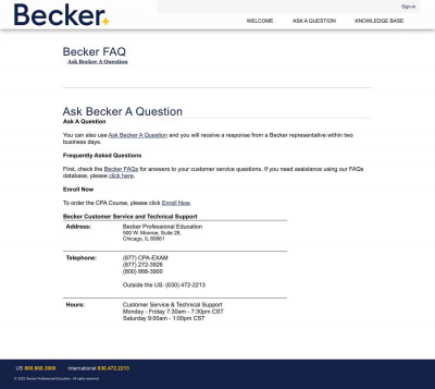 Becker Professional Education Becker Professional Education