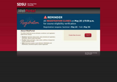 SDSU | WebPortal SDSU | WebPortal