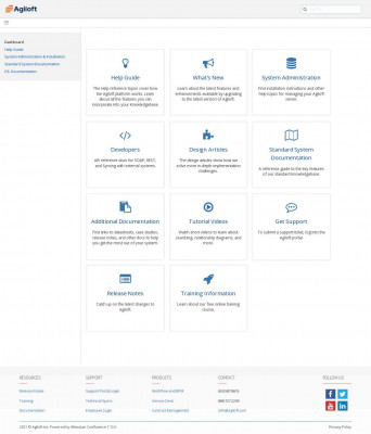 Training Information - Agiloft Help Training Information - Agiloft Help