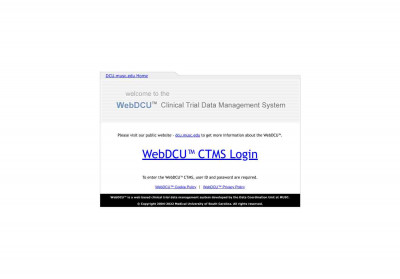 WebDCU™ - The Medical University of South Carolina WebDCU™ - The Medical University of South Carolina