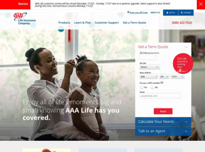 Sign in to eServices - AAA Life Insurance Company