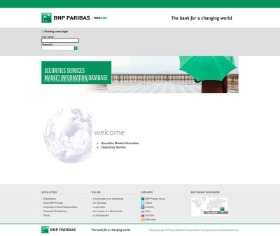 BNP Paribas Securities Services BNP Paribas Securities Services