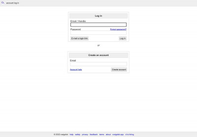 craigslist account craigslist account