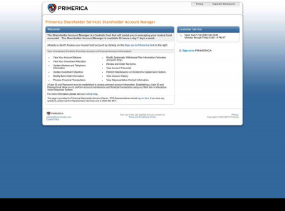 Mutual Fund Account - Primerica Mutual Fund Account - Primerica