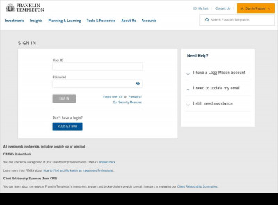 Franklin Templeton: Sign In Franklin Templeton: Sign In