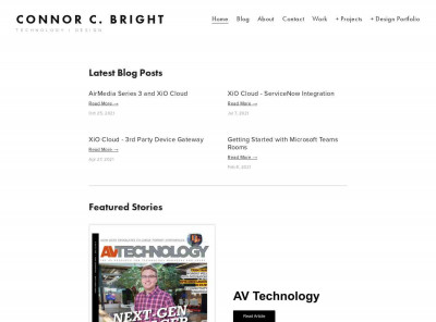 XiO Cloud — Blog — Connor C. Bright XiO Cloud — Blog — Connor C. Bright