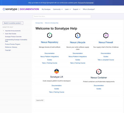 User Authentication - Sonatype Help User Authentication - Sonatype Help
