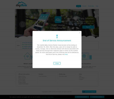Sign In to mydlink Sign In to mydlink