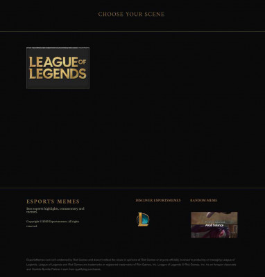 Official League of Legends Login Screens - Esports Memes Official League of Legends Login Screens - Esports Memes