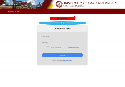 UCV Student Portal UCV Student Portal