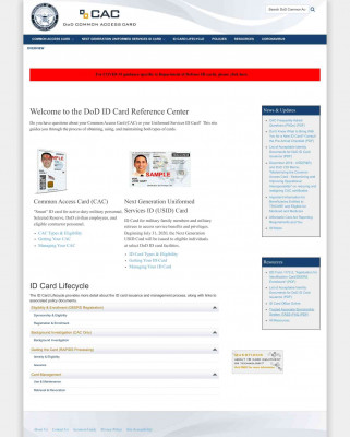 Managing Your Common Access Card (CAC) Managing Your Common Access Card (CAC)