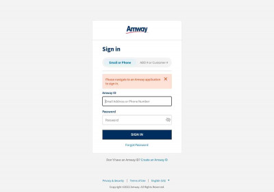 Amway ID Amway ID