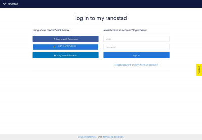 my Randstad: login my Randstad: login