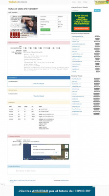 Horux : Website stats and valuation Horux : Website stats and valuation