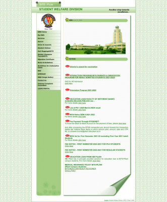 Student Welfare Division - BITS Pilani Student Welfare Division - BITS Pilani