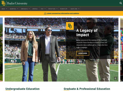 Table Of Contents - Baylor University Table Of Contents - Baylor University