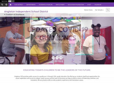 Angleton Ind School District / Homepage Angleton Ind School District / Homepage