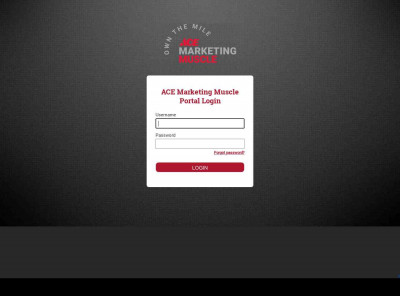 ACE Marketing Muscle Portal Login ACE Marketing Muscle Portal Login
