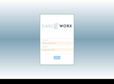 CaseWorx Login CaseWorx Login