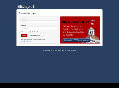 Login | LobbyTools Login | LobbyTools