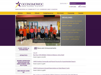 Oconomowoc Area School District Oconomowoc Area School District