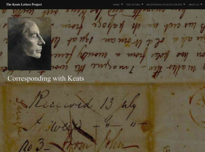 The Keats Letters Project – Corresponding with Keats The Keats Letters Project – Corresponding with Keats