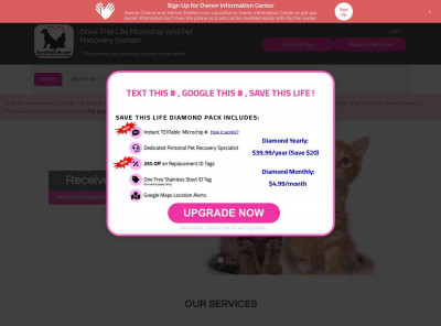 Save This Life Microchip and Pet Recovery System Save This Life Microchip and Pet Recovery System