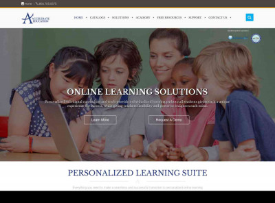 Accelerate Education: Personalized Online Learning Suite Accelerate Education: Personalized Online Learning Suite