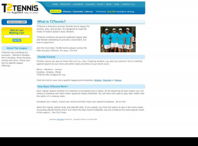 T2Tennis - The Flexible Way to Play! T2Tennis - The Flexible Way to Play!