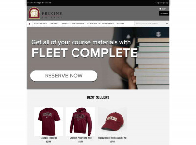 Erskine College: Apparel, Gifts & Textbooks Erskine College: Apparel, Gifts & Textbooks