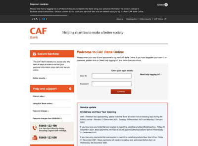 CAF Bank Online CAF Bank Online